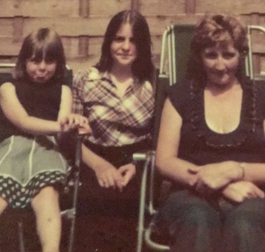 Josie with her Mum and Sister